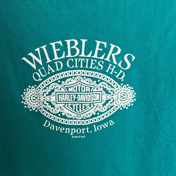 Women’s Harley Davidson V Neck Tee Shirt Size Large - Picture 4 of 4